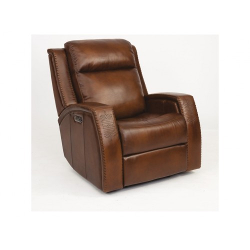 Mustang Power Gliding Recliner with Power Headrest